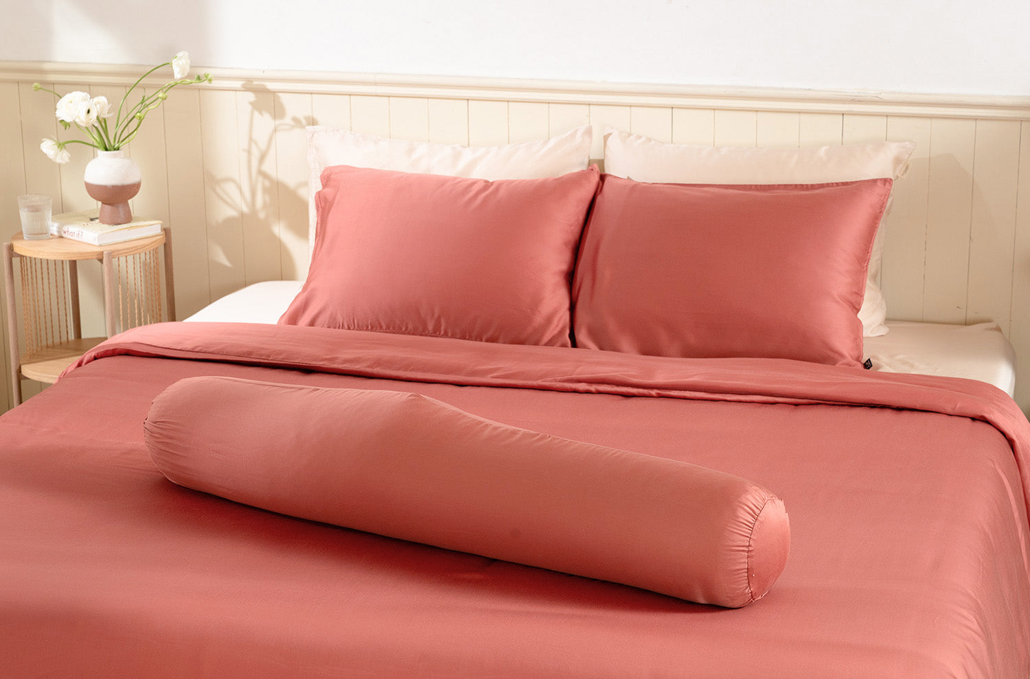 Vỏ Gối Ôm Cotton Sateen