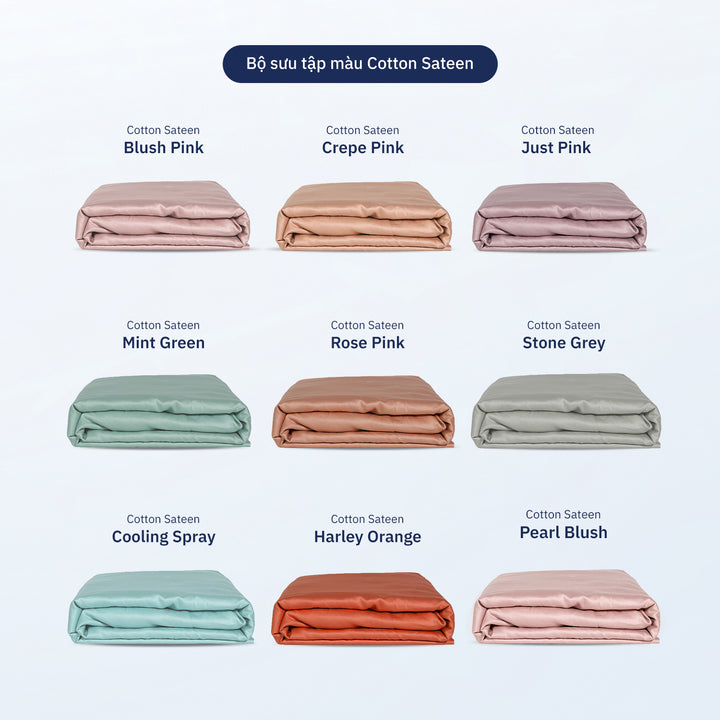Vỏ Ga Nệm Cotton Sateen