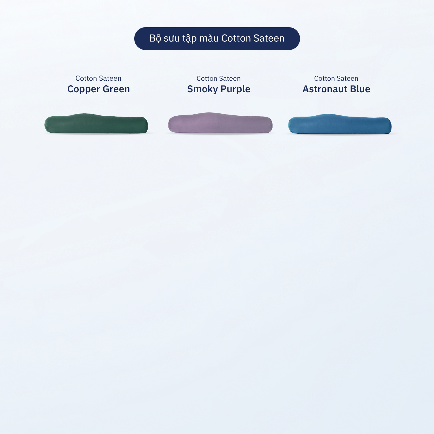 Vỏ Gối Ôm Cotton Sateen