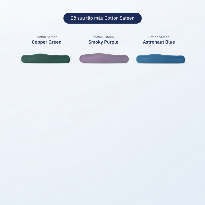 Vỏ Gối Ôm Cotton Sateen