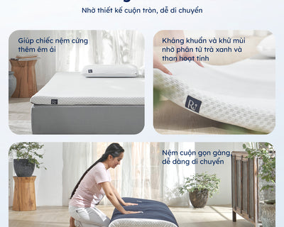 Nệm Cuộn Foam Topper