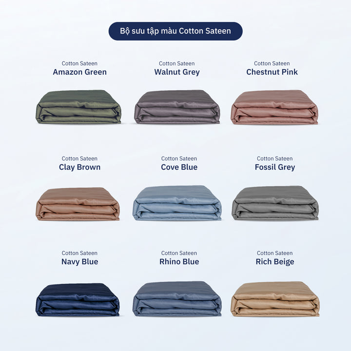 Vỏ Ga Nệm Cotton Sateen