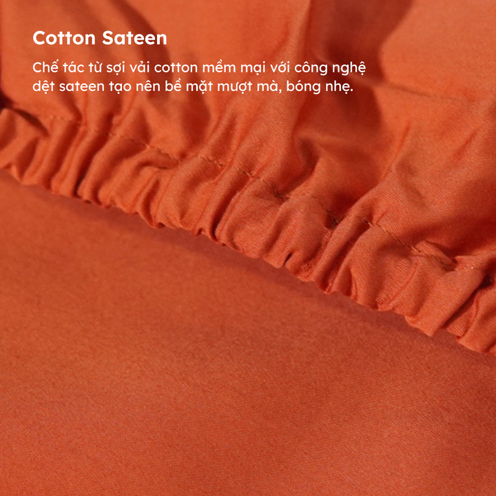 Vỏ Gối Ôm Cotton Sateen