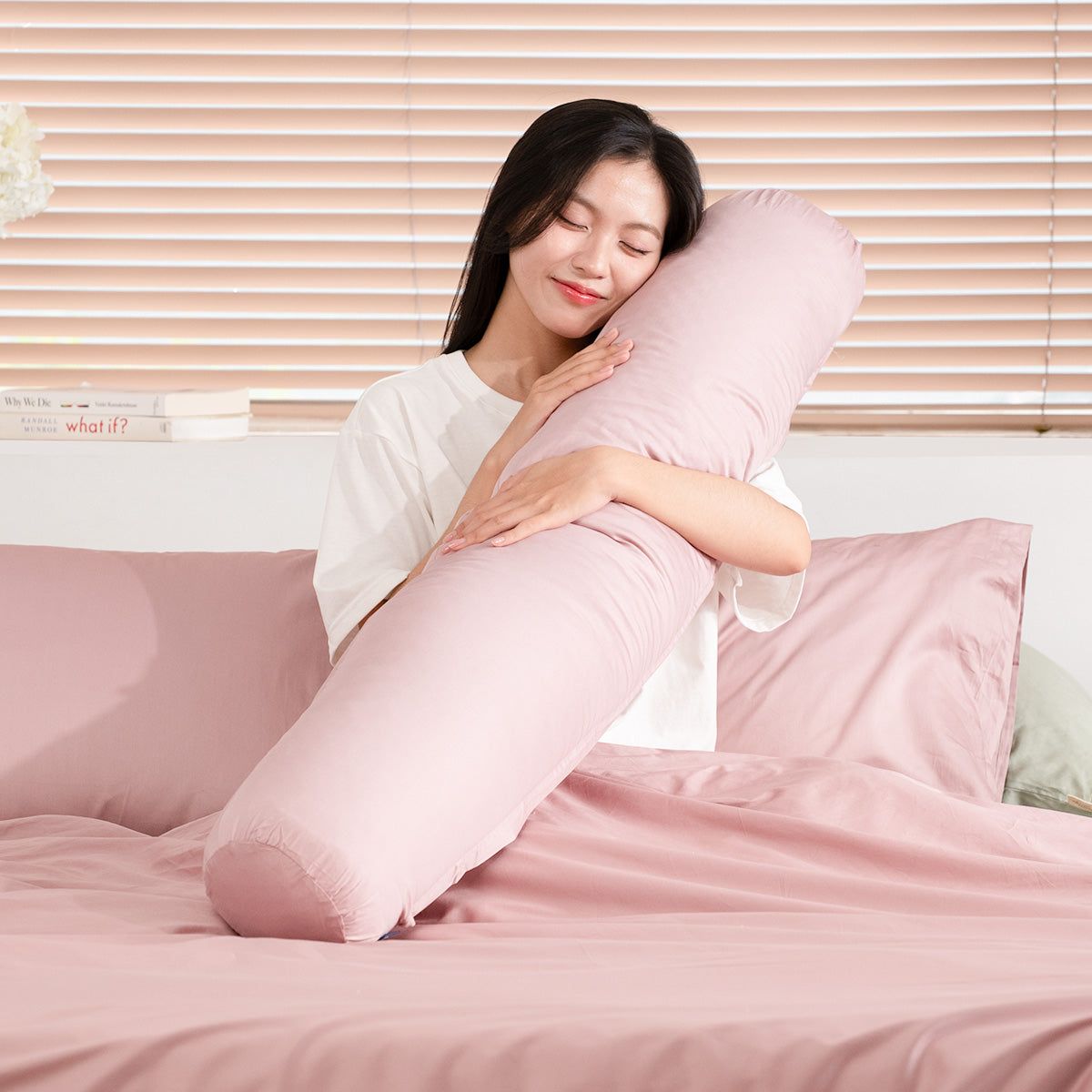 Vỏ Gối Ôm Cotton Sateen