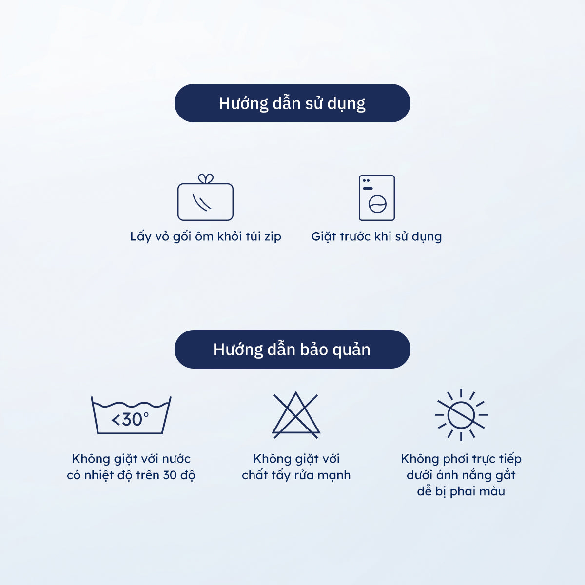 Vỏ Gối Ôm Cotton Sateen