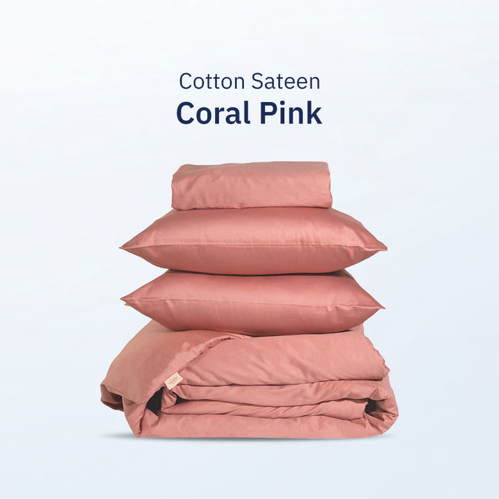 Bộ Ga Giường Cotton Sateen