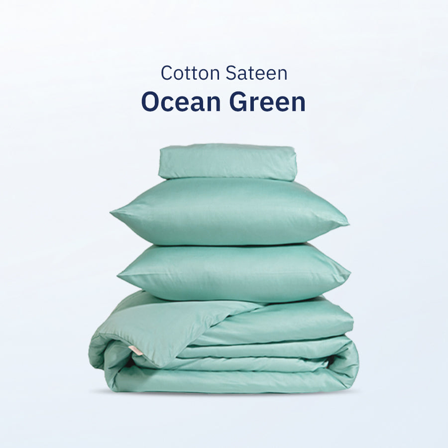 Bộ Ga Giường Cotton Sateen