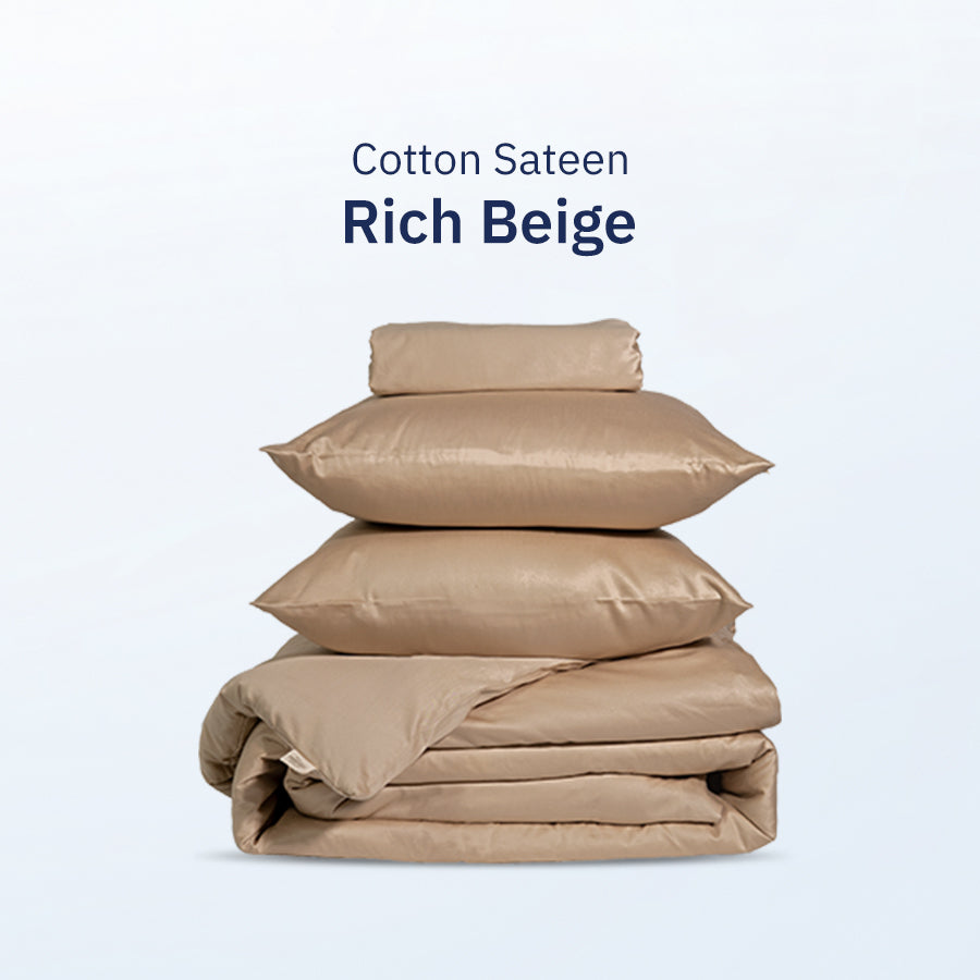 Bộ Ga Giường Cotton Sateen