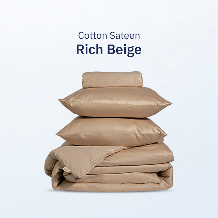 Bộ Ga Giường Cotton Sateen