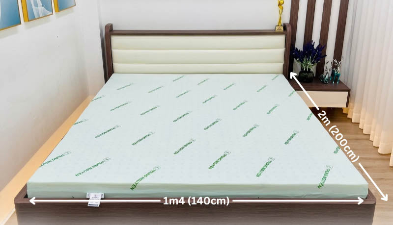 Bảng giá nệm cao su non 1m4 x 2m giá rẻ, chính hãng 2025