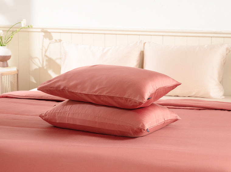 Bộ Vỏ Gối Cotton Sateen