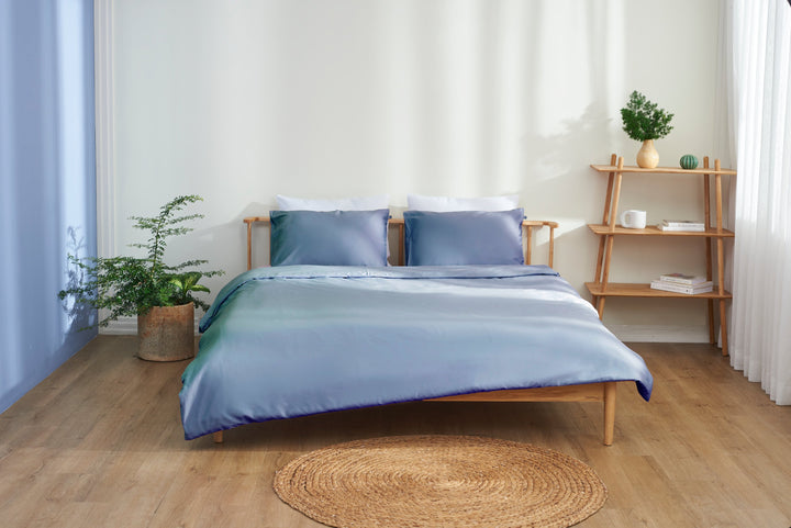 Combo Chăn Bạch Đàn + Set Vỏ Chăn Ga Gối Cotton Sateen