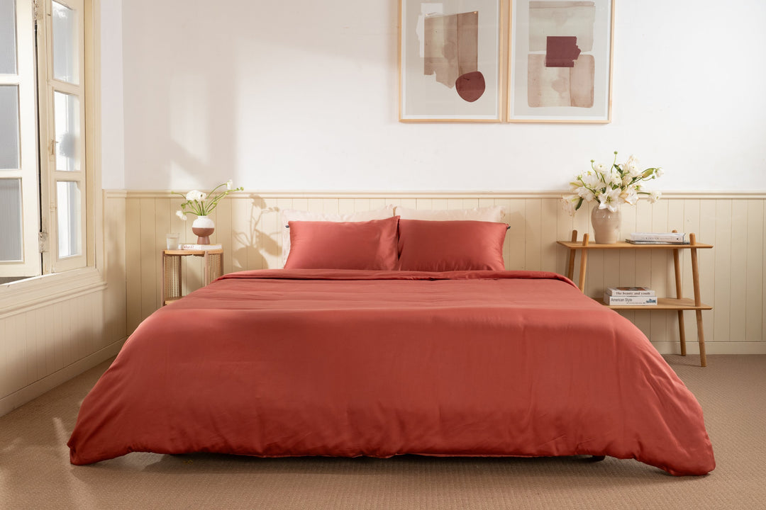 Combo Chăn Mây Everyday + Set Vỏ Chăn Ga Gối Tencel
