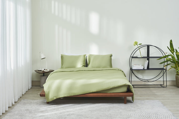 Combo Chăn Bạch Đàn + Set Vỏ Chăn Ga Gối Tencel