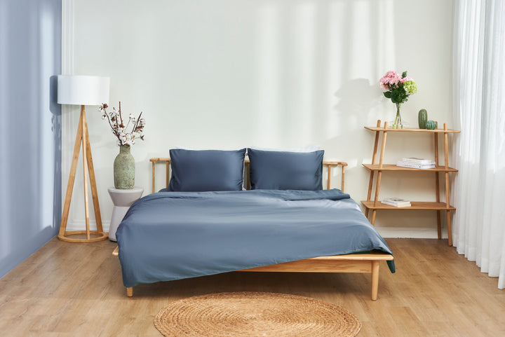 Combo Chăn Mây Đông + Set Vỏ Chăn Ga Gối Cotton Sateen