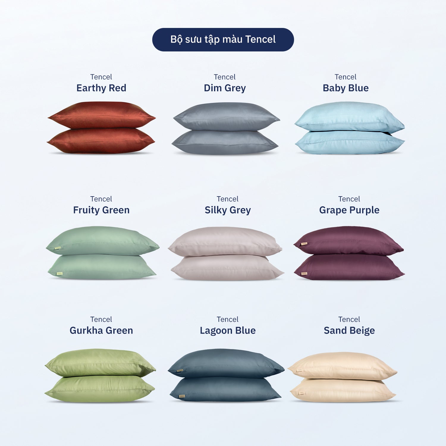 Bộ Vỏ Gối Tencel
