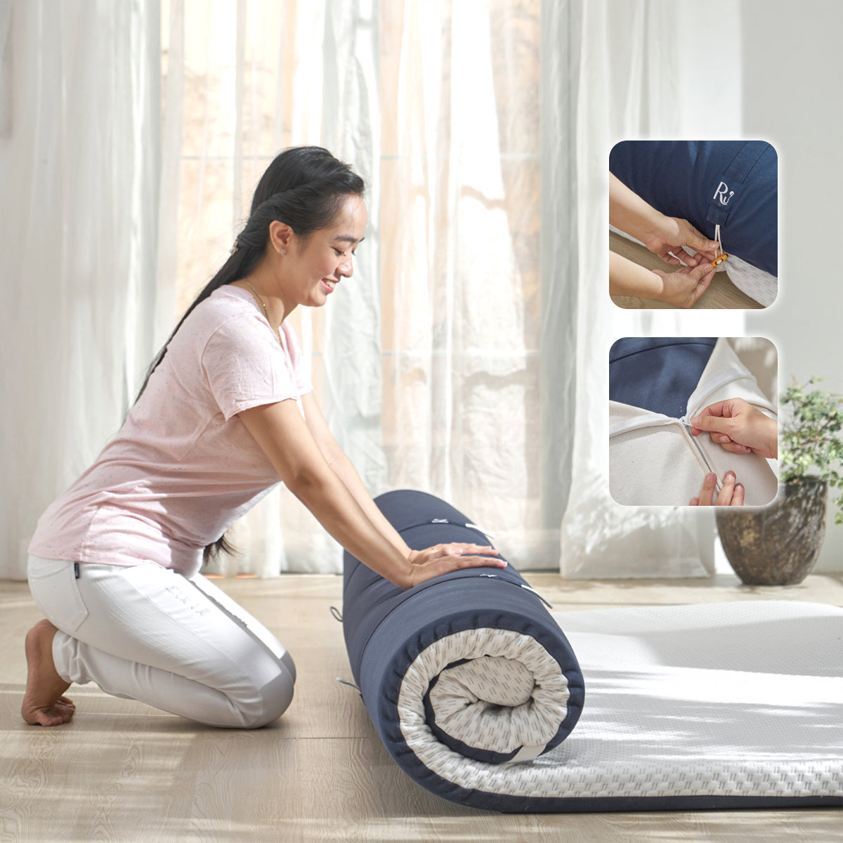 Nệm cuộn Foam Topper
