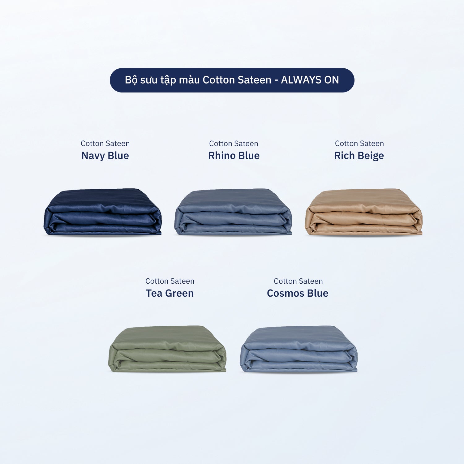 Vỏ Ga Nệm Cotton Sateen