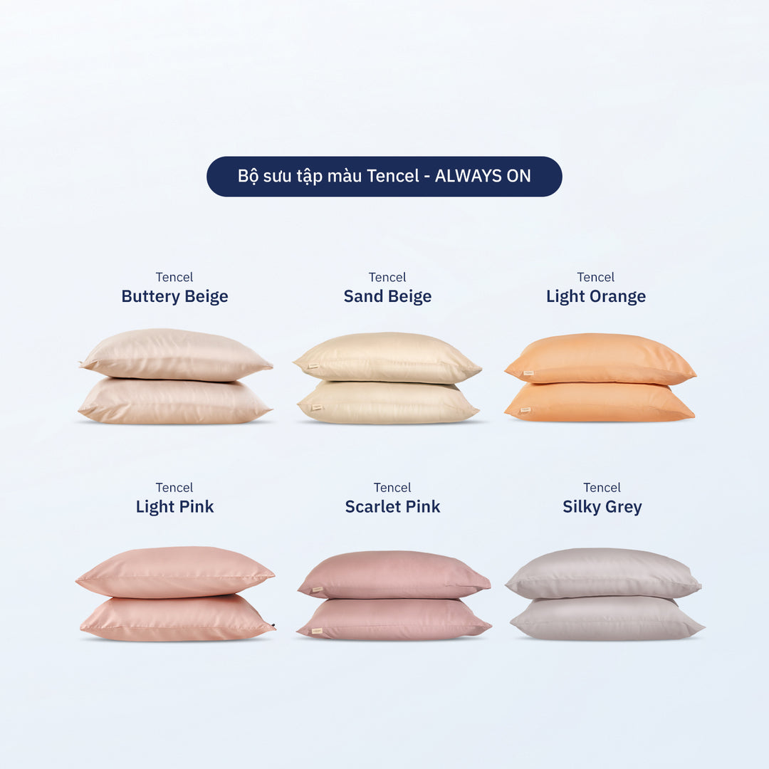 Bộ Vỏ Gối Tencel