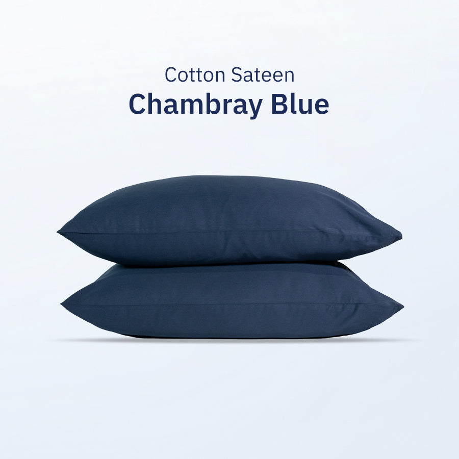 Bộ Vỏ Gối Cotton Sateen