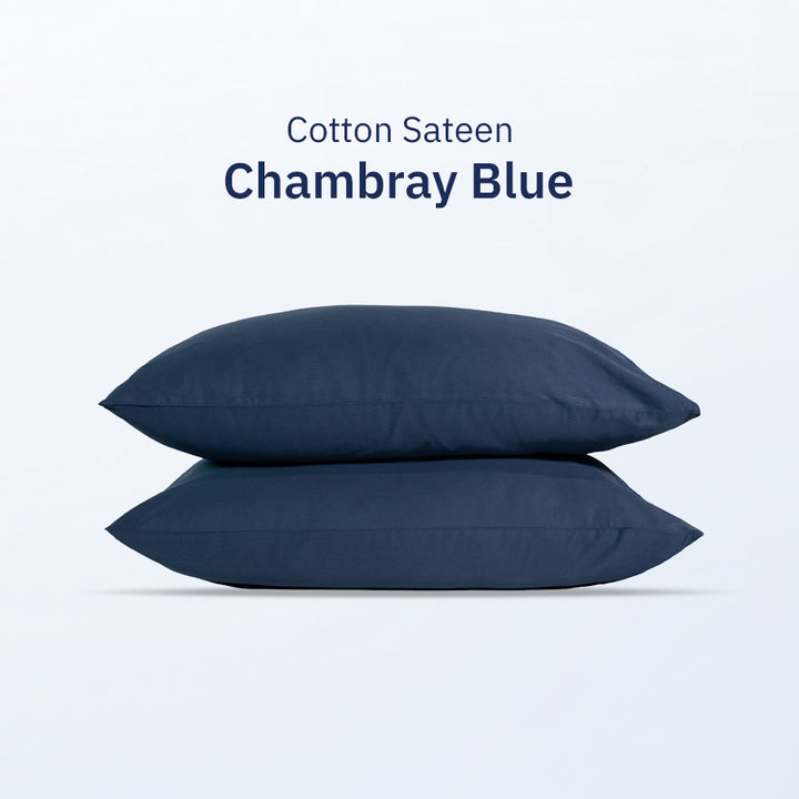 Bộ Vỏ Gối Cotton Sateen
