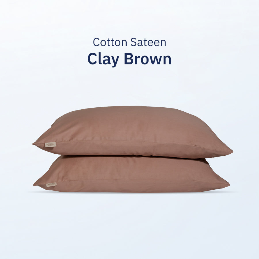 Bộ Vỏ Gối Cotton Sateen