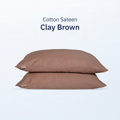 Bộ Vỏ Gối Cotton Sateen