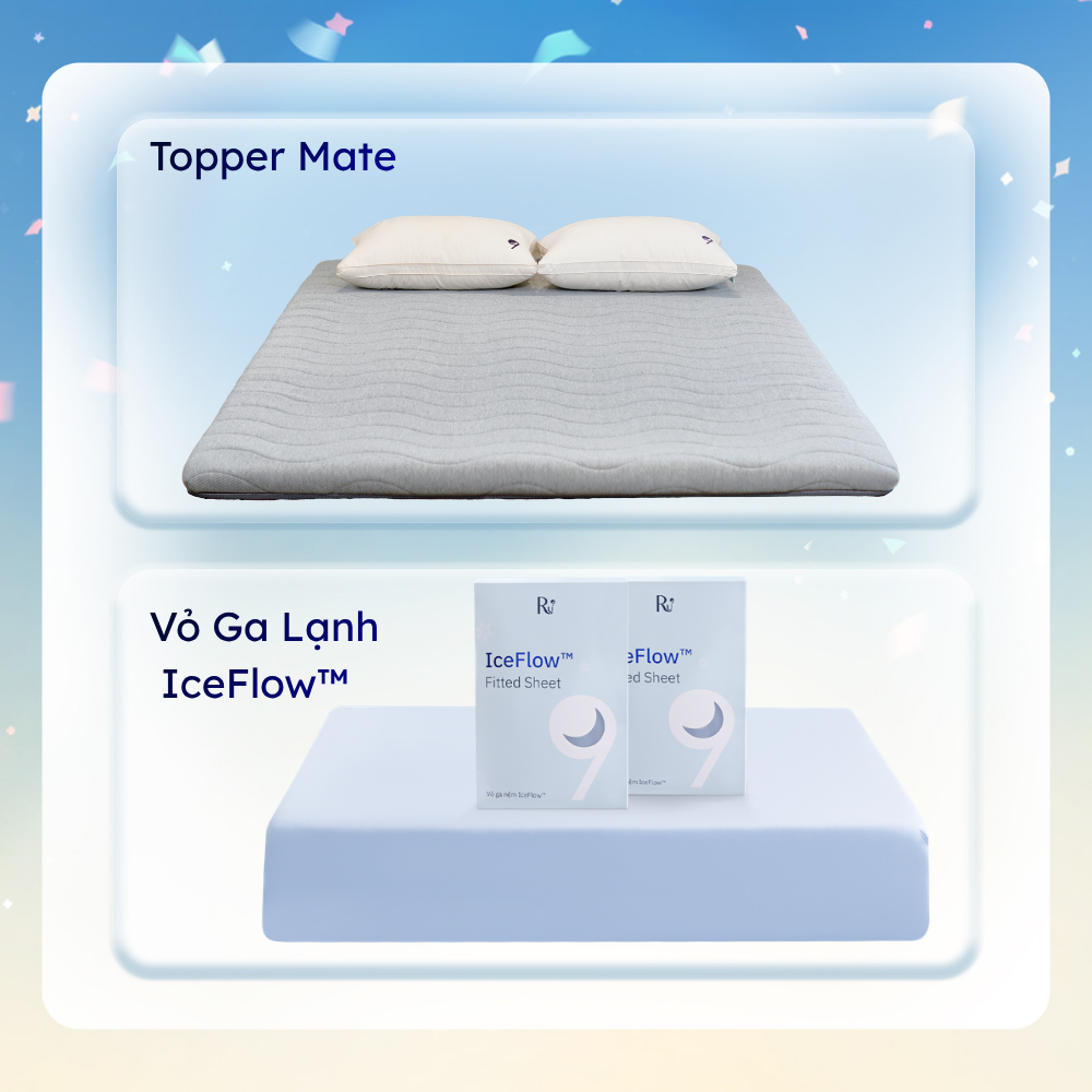 Combo Topper Mate + Vỏ Ga IceFlow™
