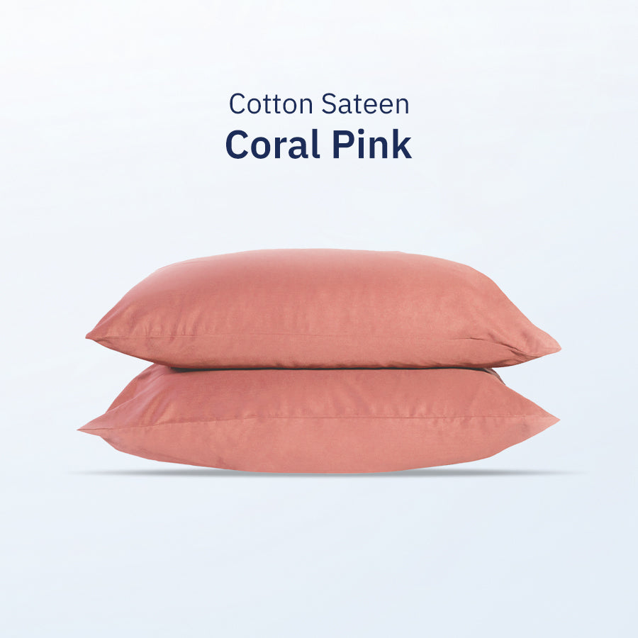 Bộ Vỏ Gối Cotton Sateen