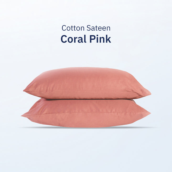 Bộ Vỏ Gối Cotton Sateen
