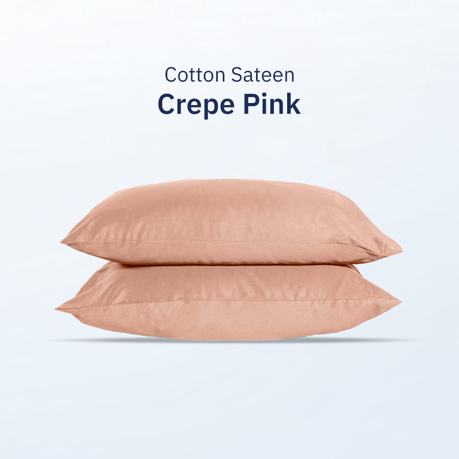 Bộ Vỏ Gối Cotton Sateen