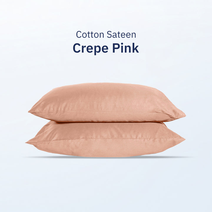 Bộ Vỏ Gối Cotton Sateen
