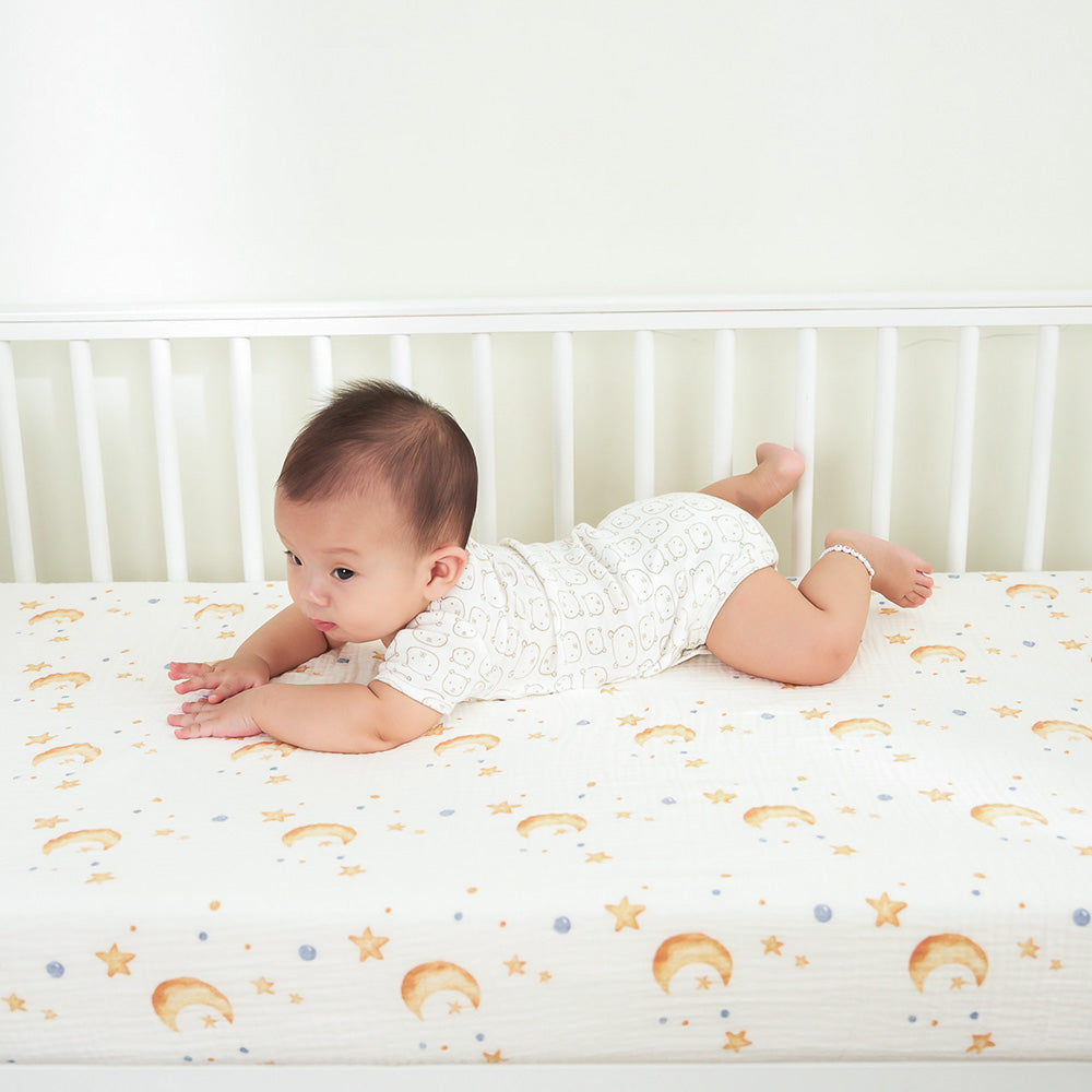 Thấm hút mồ hôi, giữ lưng bé khô thoáng