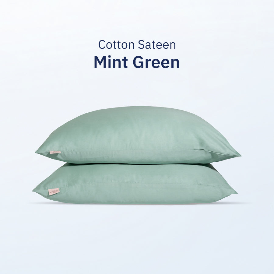 Bộ Vỏ Gối Cotton Sateen