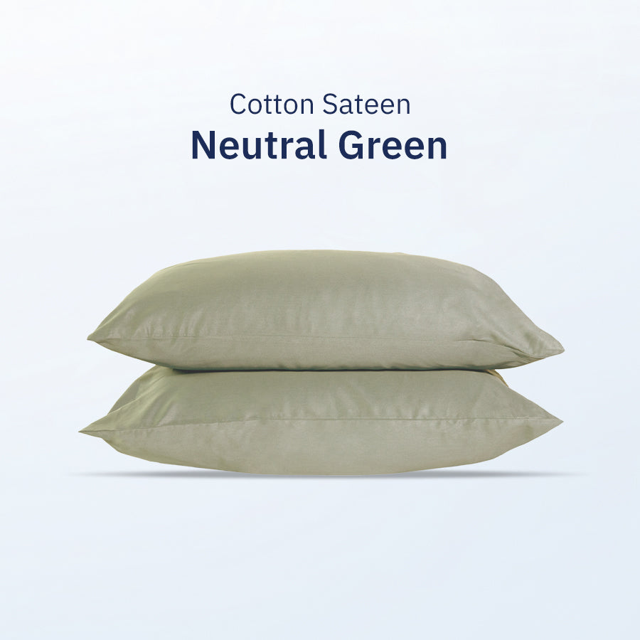Bộ Vỏ Gối Cotton Sateen