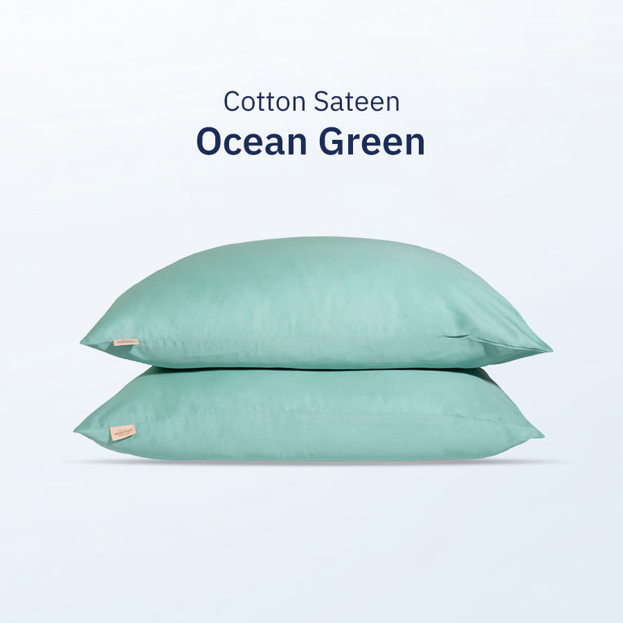 Bộ Vỏ Gối Cotton Sateen