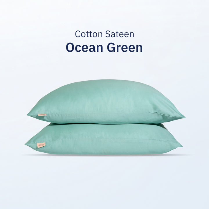 Bộ Vỏ Gối Cotton Sateen
