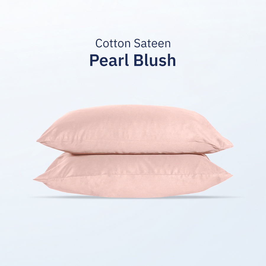 Bộ Vỏ Gối Cotton Sateen