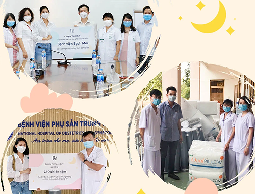 Ru9 trao tặng 1500 nệm cho các bác sĩ và tình nguyện viên trong giai đoạn đại dịch Covid 19