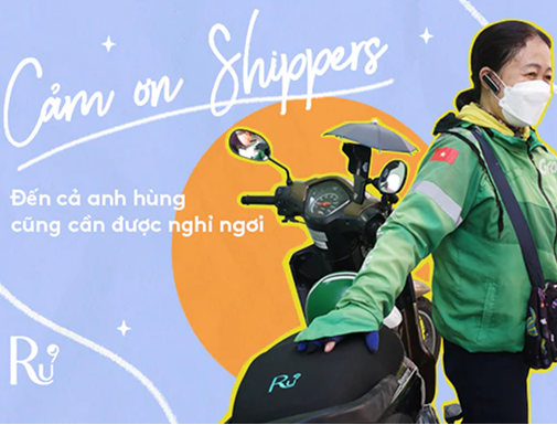 Ru9 với chiến dịch "Cảm ơn Shippers" - tặng nệm foam và yên xe mới cho các Shipper