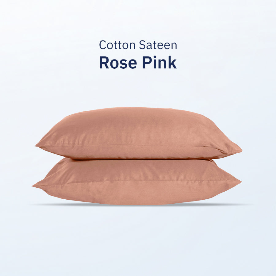 Bộ Vỏ Gối Cotton Sateen