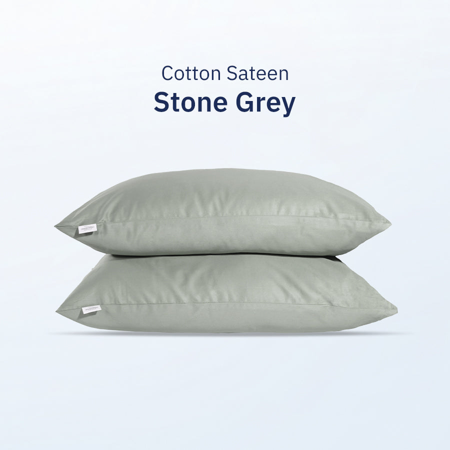 Bộ Vỏ Gối Cotton Sateen