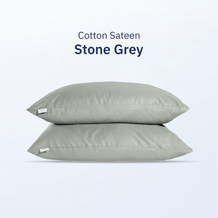 Bộ Vỏ Gối Cotton Sateen