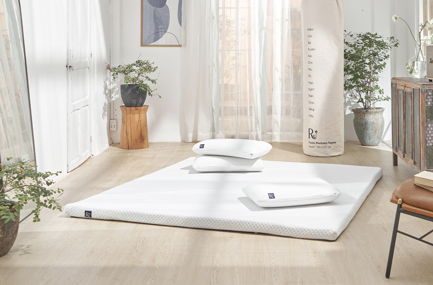 Nệm cuộn Foam Topper