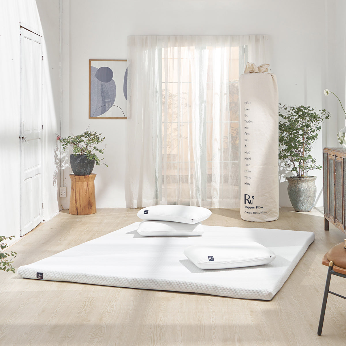 Nệm Cuộn Topper Flow