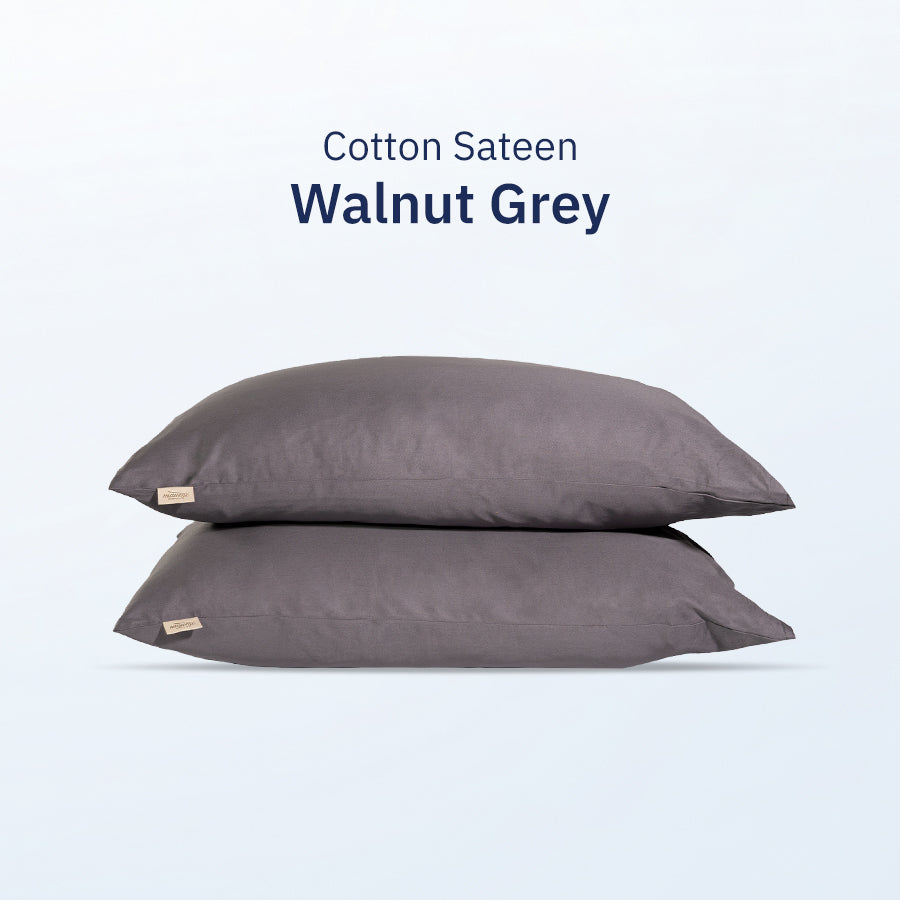 Bộ Vỏ Gối Cotton Sateen