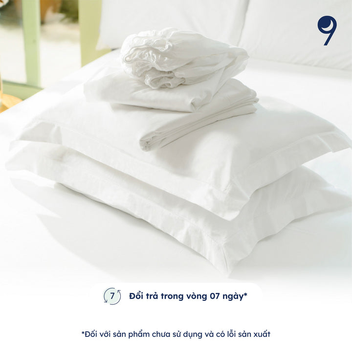 Bộ Vỏ Gối Ru9 Percale Cotton