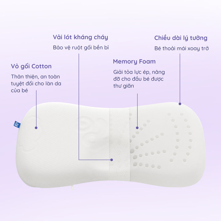 Gối Em Bé 3-4 tuổi