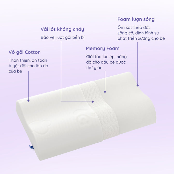 Gối Trẻ Em 8-12 tuổi